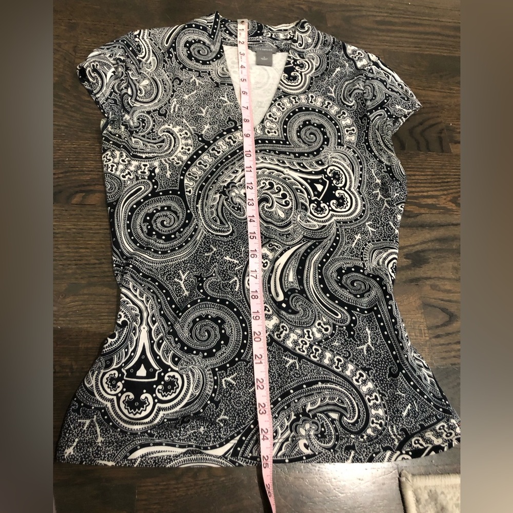 Ann Taylor Paisley Top - Picture 2 of 8